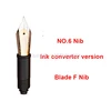 HongDian China Knot/Dragon Nib With Feed Fountain Pen Replacement Nib Spare Pen Writing For Ink converter Version Pen 4
