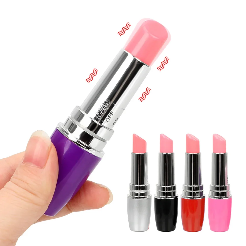 Female Sex Toys ABS Mini Lipstick AV Wand Vibrator Female Clitoral G-spot Stimulator Massager Masturbator Female Adult Sex Toys 18+
