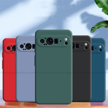 For Google Pixel 9 Pro XL Case Google Pixel 9 Pro Pixel 9 Pro XL Cover Shockproof Liquid Silicone Cover Google Pixel 9 Pro XL
