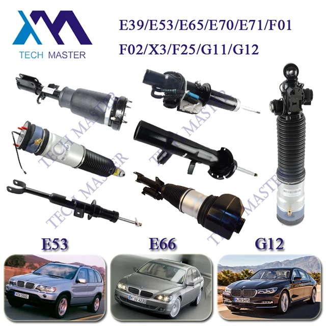 Shock Absorbers For E39 E53 E65 E70 E71 F01 F02 X3 F25 G11 G12 Cars Air Suspension Kit Amortiguadores 37116850221 37126791676 1