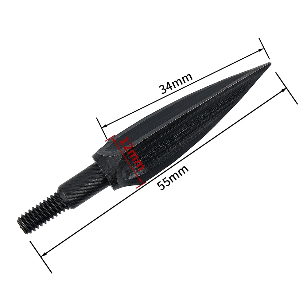 High-Performance High Carbon Steel Arrowheads for Hunting and Target Practice
