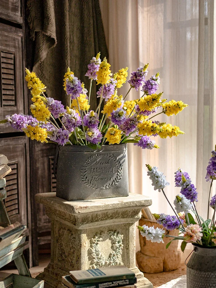 

Высококачественная имитация гиацинта, лента из полиэстера для оформления свадебного места и цветочной композиции, домашний декор