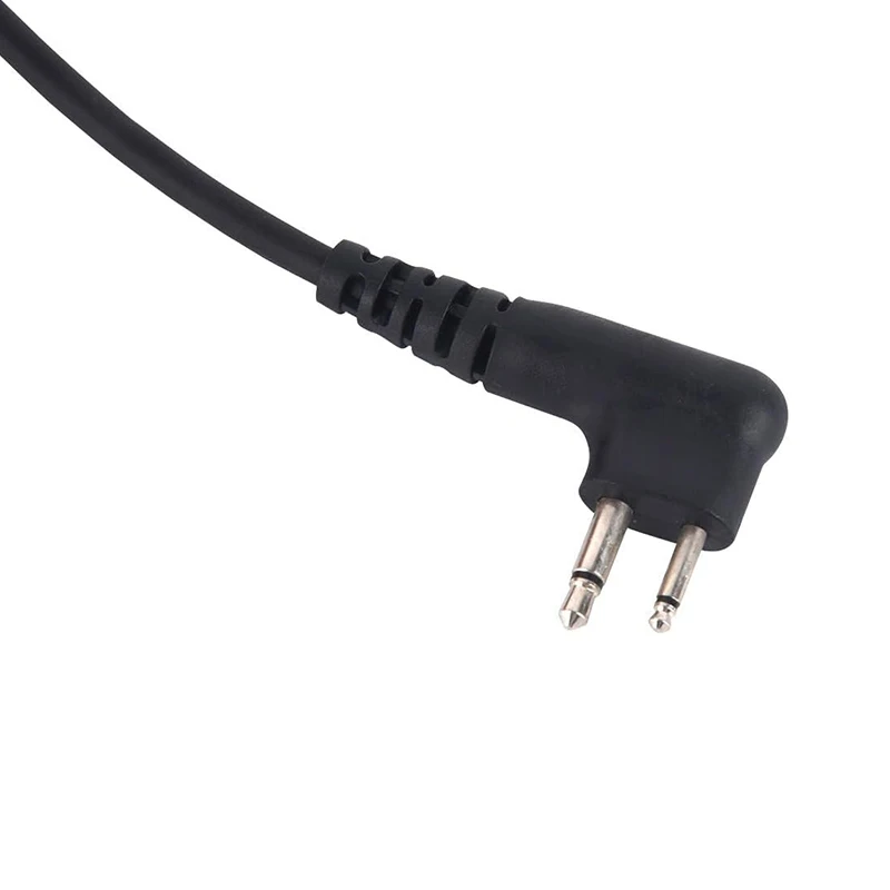 RISENKE-PTT Button Push to Talk System Adapter, 7.1mm Jack to Walkie Talkie for Motorola CP200 CLS1110 CLS1410 (Military)