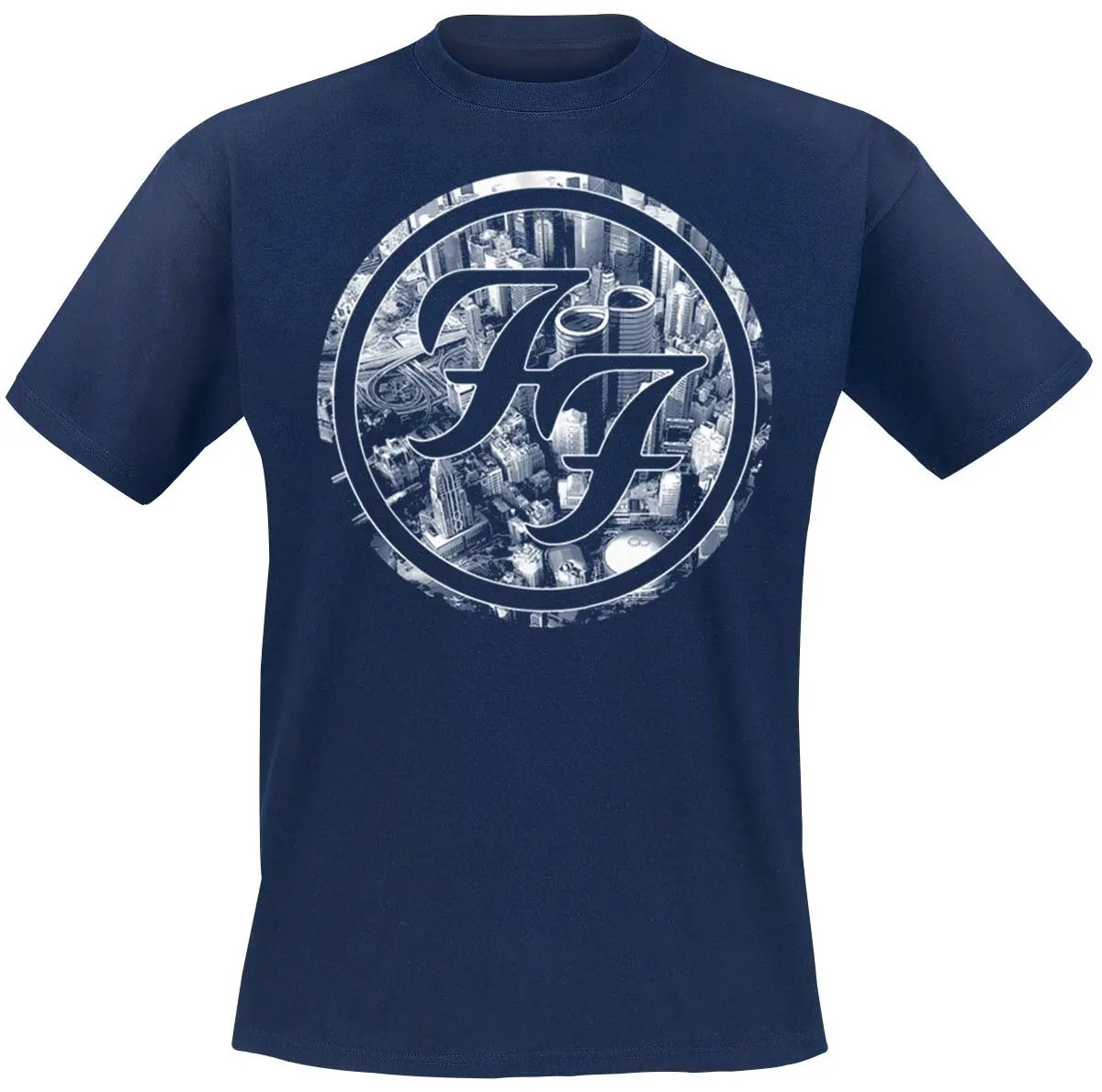 Sonic Highways Foo Fighters T-Shirt für Männer und Frauen Vintage Metal Rock Band Grafik-T-Shirt Baumwolle Sommer Streetwear Top