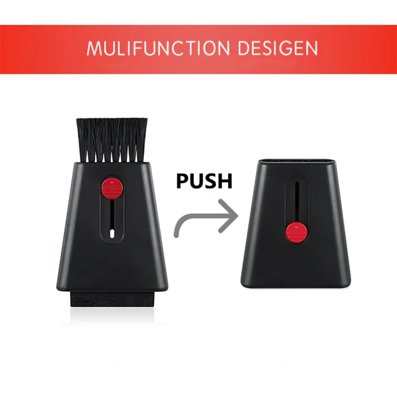 Multi-functional Double Head Brush Mini Cleaner Bursh For Desktop Keyboard Duster Gap Cleaning Brushes Screen Clean Bursh