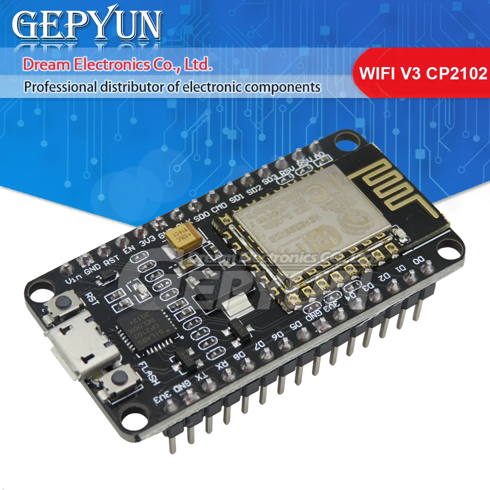 ESP8266-NodeMcu-V3-Wireless-WIFI-Module-Micro-USB-Connector-Development ...