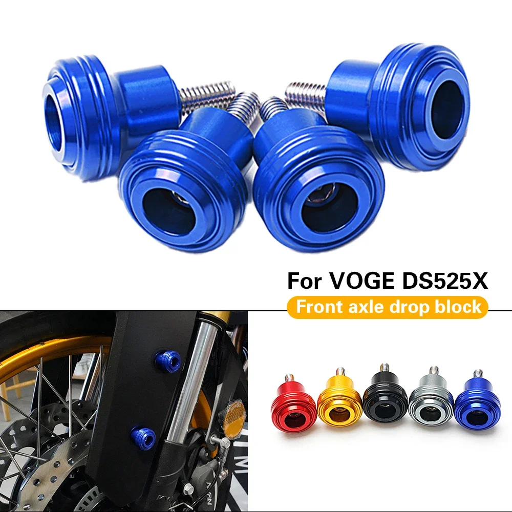 Cavalletto Laterale Per Voge 525/900 DSX 2023-2024 - Estensione In Alluminio CNC, Blu