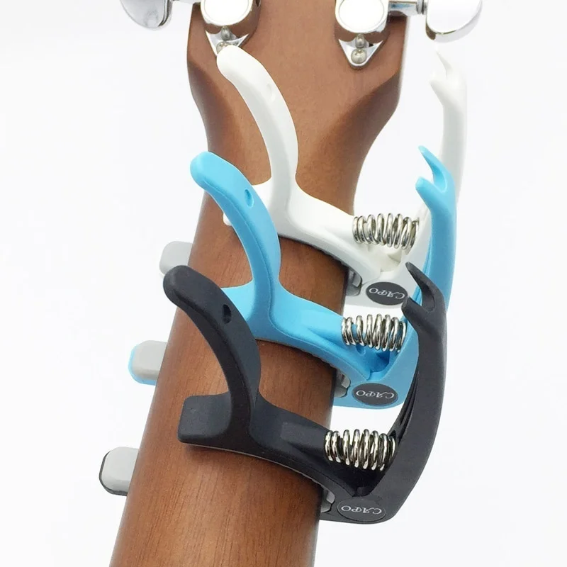Capotasto per chitarra in plastica per chitarra elettrica classica acustica a 6 corde morsetto per accordatura accessori per strumenti musicali chitarra elettrica