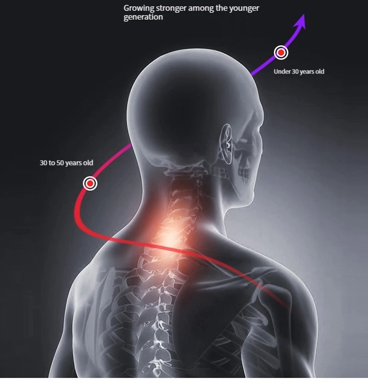 Neck Massage Intelligent Charging Heating Hot Pressing Magnetic Pulse Fashion Multi User Usage Portable Pulse Neck Massager 6