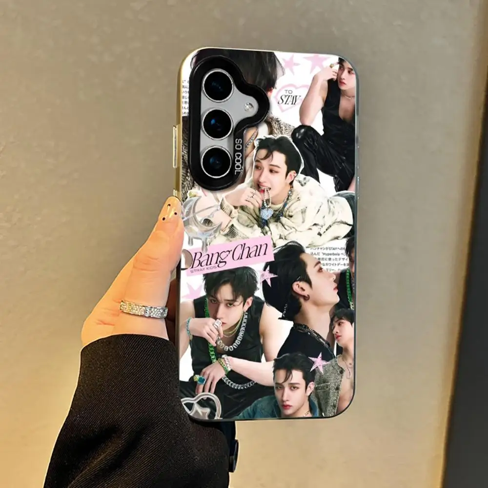 Vibrant Silver IMD Phone Case with Korean Singer Design