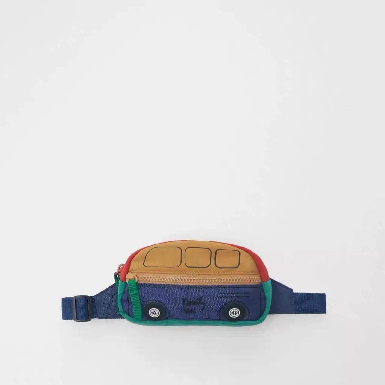 New Cartoon Little Car Chest Bags Cute Children Fashion Color Matching One Shoulder Mini Casual Soft Print Messenger Bags Boys