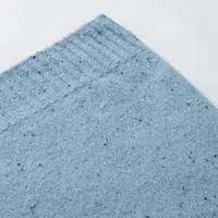 ZYCZCXX Women's Clothes 100% Merino Wool Round Neck Long-Sleeved Sweater 2025 New Pullover Autumn Winter Thick Colored Sweater - Image 5