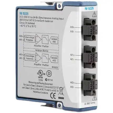 

Оригинальный входной модуль стандарта US NI-9225 Bolt терминал 780159-01