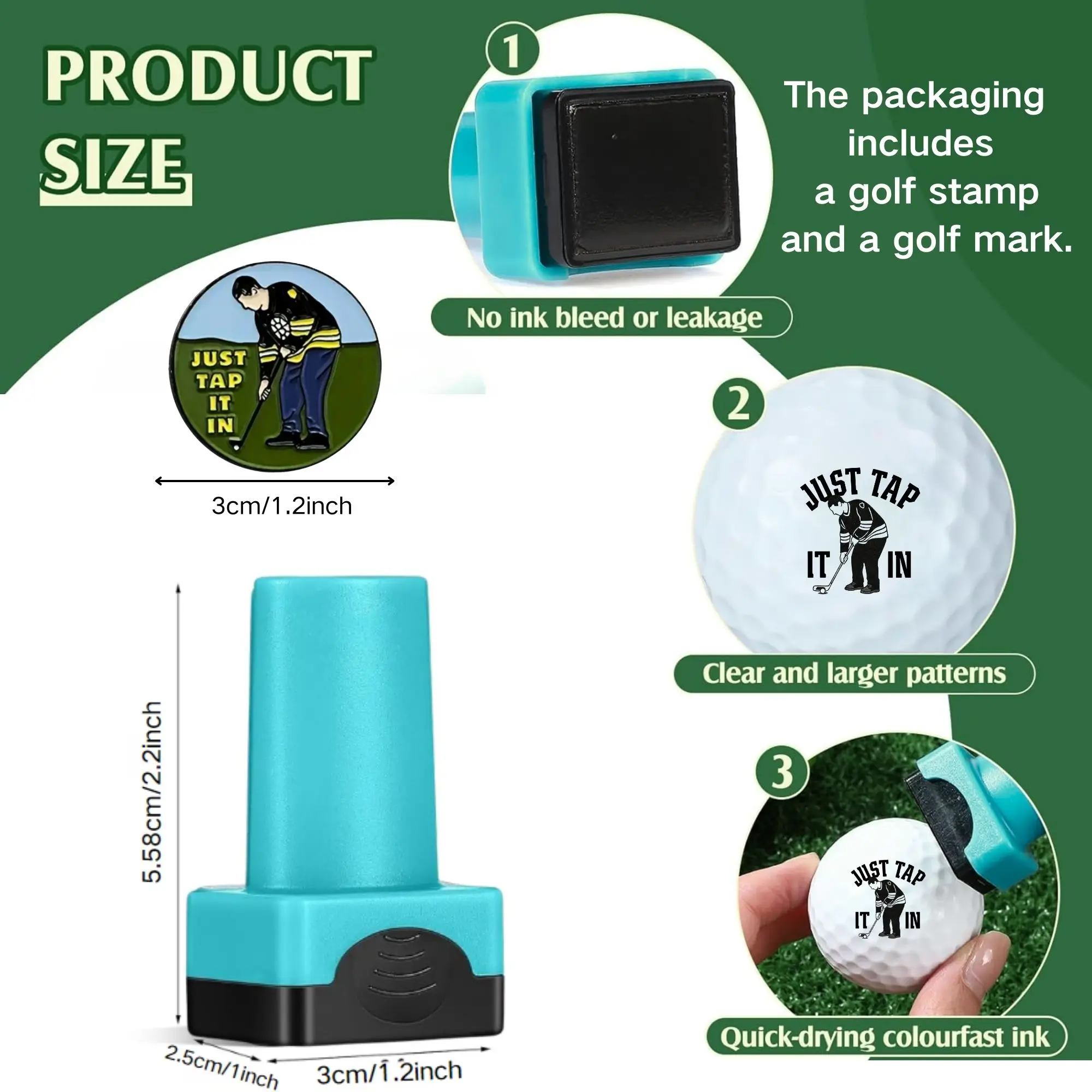 Reusable Golf Ball Marker 3