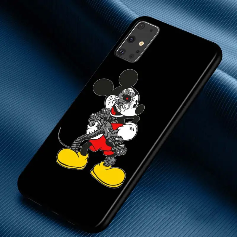 Dark Mickey Mouse For Samsung Galaxy S22 S21 FE Ultra Pro A03S A13 A53 A33 A03 M32 M22 M12 M52 A22 4G M21 Soft Phone Case kawaii phone cases samsung