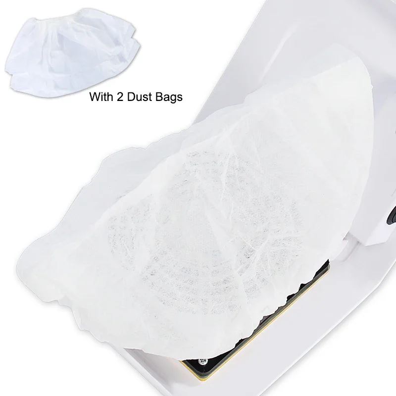 Nail Dust Collector 40W Nail Suction Fan Dust Vacuum Cleaner Machine With 2 Collecting Bag Salon Tools
