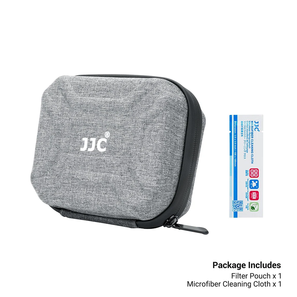 JJC Water Resistant Hard Shell Lens Filter Carrying Case with 10 Pockets