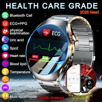 Nouvelle montre intelligente de qualité de santé pression artérielle sport Fitness suivi analyse de la santé sang oxygène ECG Smartwatch pour hommes femmes 1
