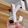 Multifunction Desk Edge Hook Adjustable Backpack Storage Hook Portable Handbag Rack Punch Free Home Office Desk Edge Hanger Hook 6