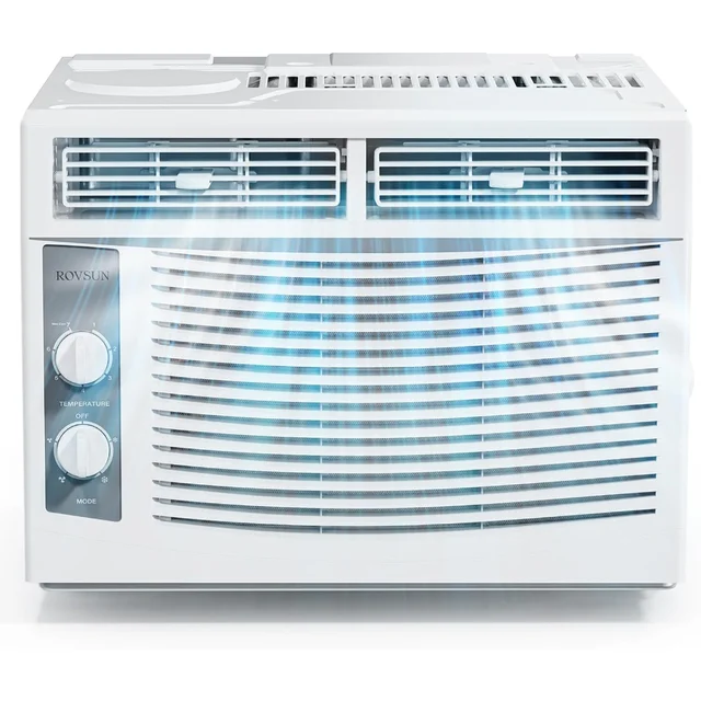 5000 BTU Window Air Conditioner,Window AC Units with Mechanical Controls & Easy Install Kit,Ideal for Rooms up to150 Square Feet 1