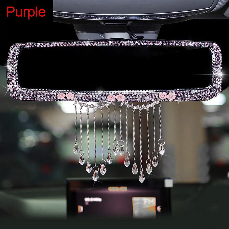 Breloque Papillon Pour Rétroviseur Faite Main En Perles - Ornement à