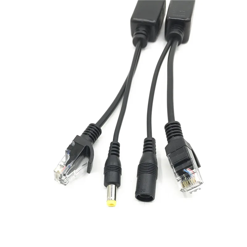 Hot-POE-Cable-Passive-Power-Over-Ethernet-Adapter-Cable-POE-Splitter ...