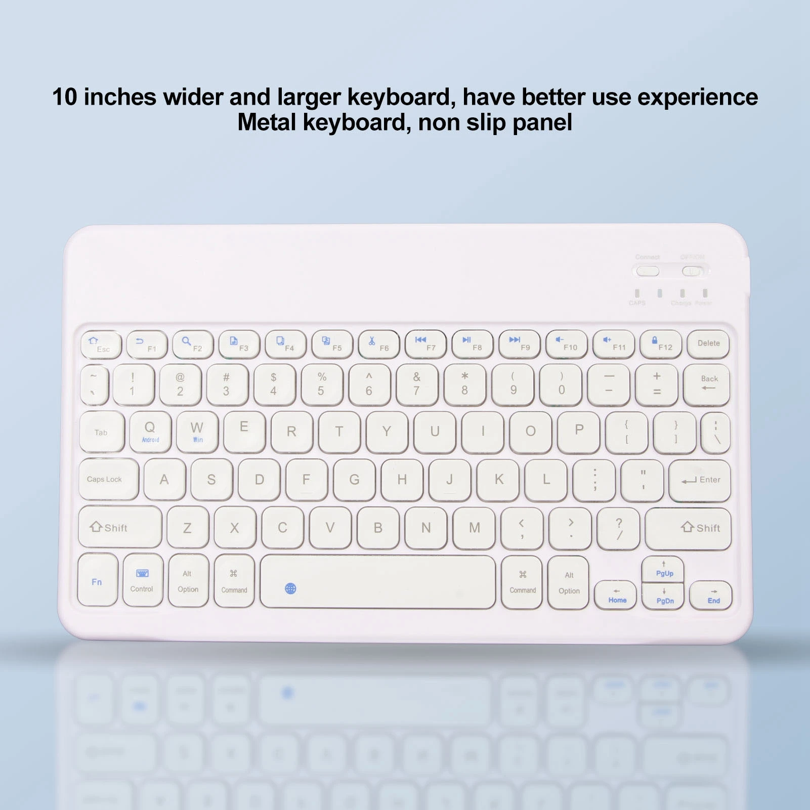 【New】Bluetooth Keyboard Mouse Lightweight Waterproof Keyboard and Mouse Combo Wireless 10 Inch Dustproof for Windows for Laptop