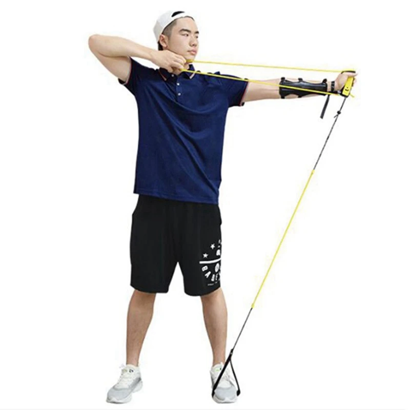 

Top!-Archery Training Device Hand Extensor Exerciser Finger Strength Resistance Bands For Improving Archery Skills