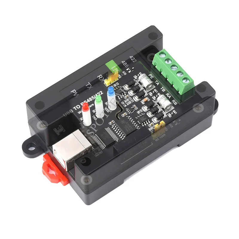 Conversor Isolado de Grau Industrial Usb para Rs485 422 Suporte de Proteção Múltipla Montagem na Parede e Montagem em Trilho - Imagem 4