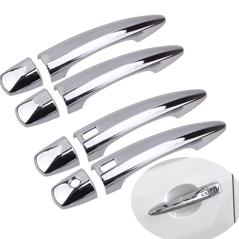 

Наклейки на дверную ручку автомобиля, из углеродного волокна, хромированные, для ниссанов Ariya, аксессуары для 2020, 2021, 2022, 2023, аксессуары для укладки