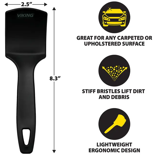 Viking Leather Cleaning Brush 930100, Leather Brush For Car Interior