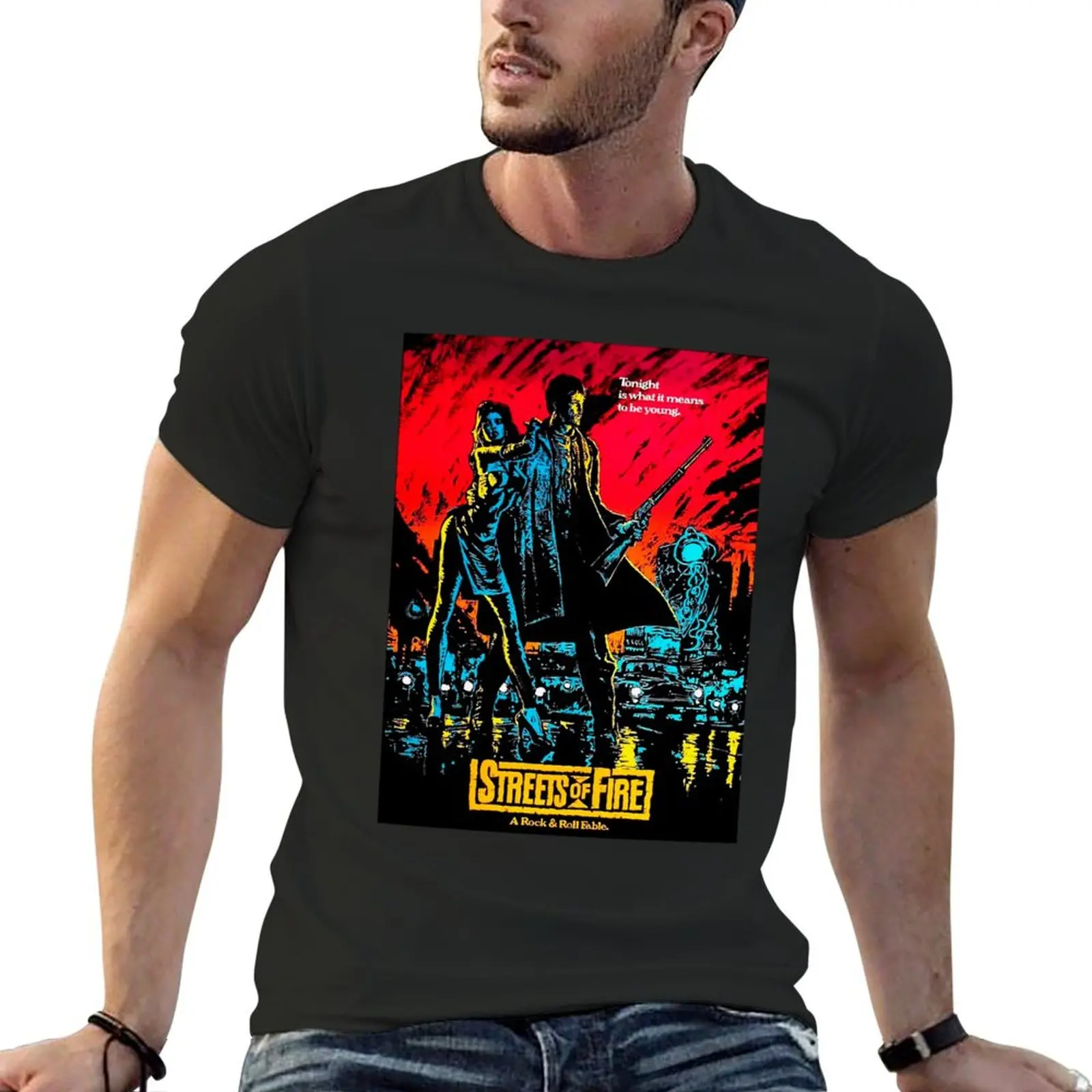 

Streets of Fire Essential T-Shirt cheap stuff man t shirt oversizeds plus size men clothing