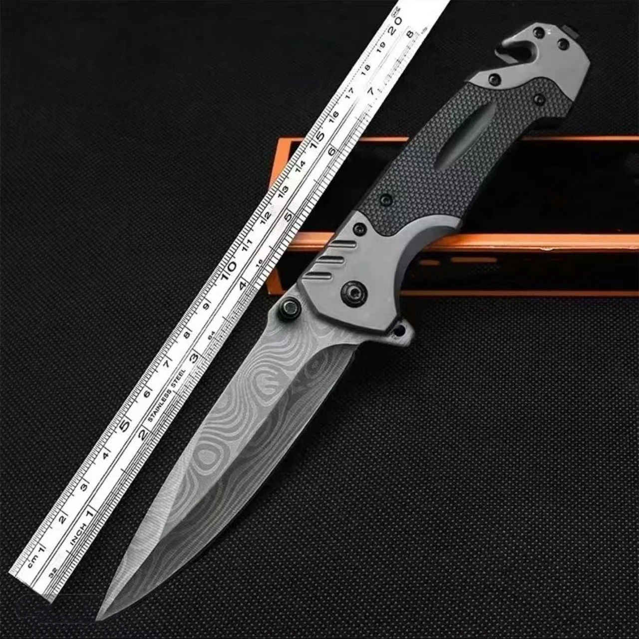 Camping Knife Home multifunctional folding knife, fruit knife, tactical survival suitable for outdoor camping, hunting, and fishing