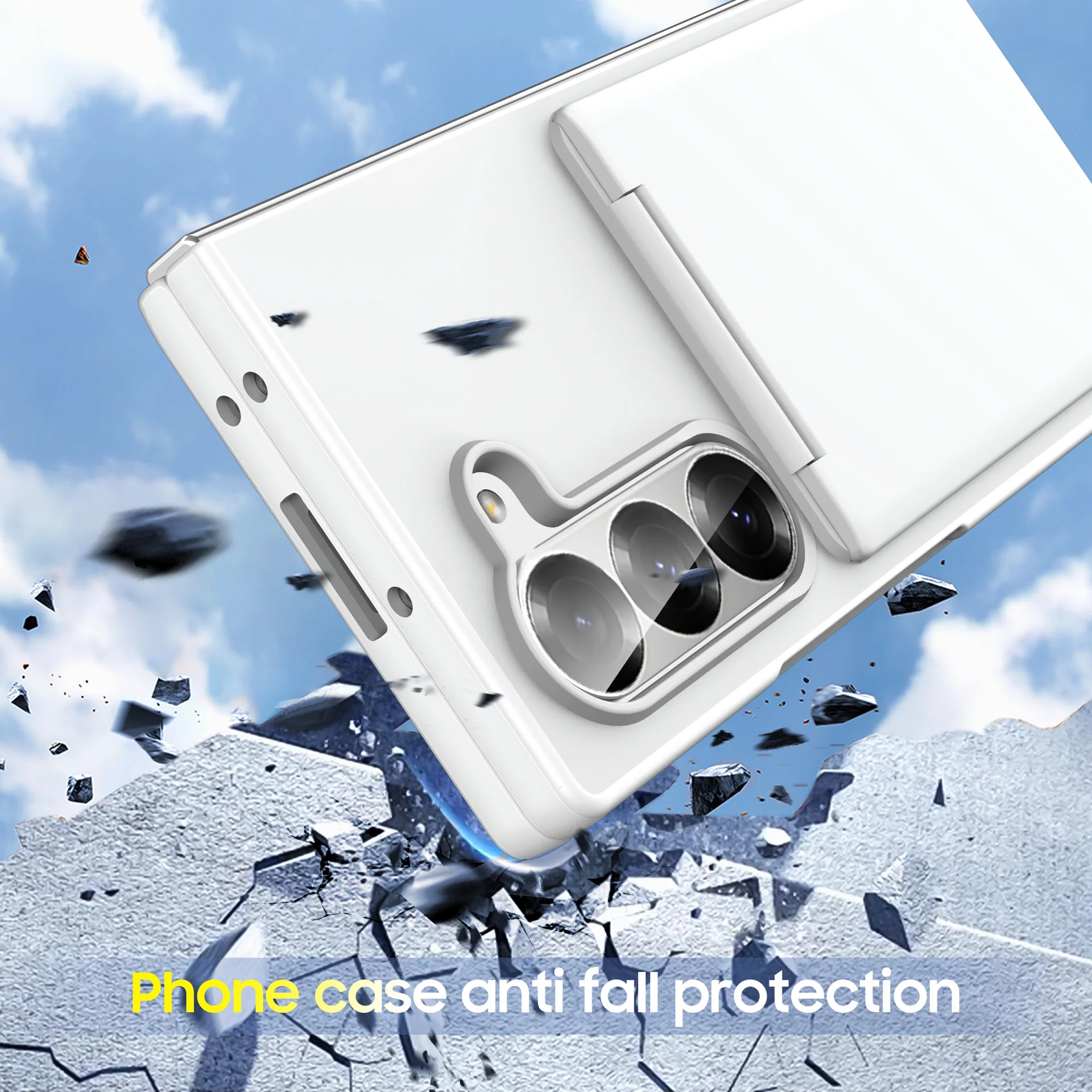 Sleek Card Holder Case - Fashionable Anti-Knock PC Cover