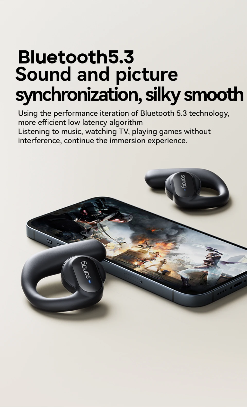 Sanag Z30S PRO Open-Ear Air Conduction True Wireless Earbuds description image 6