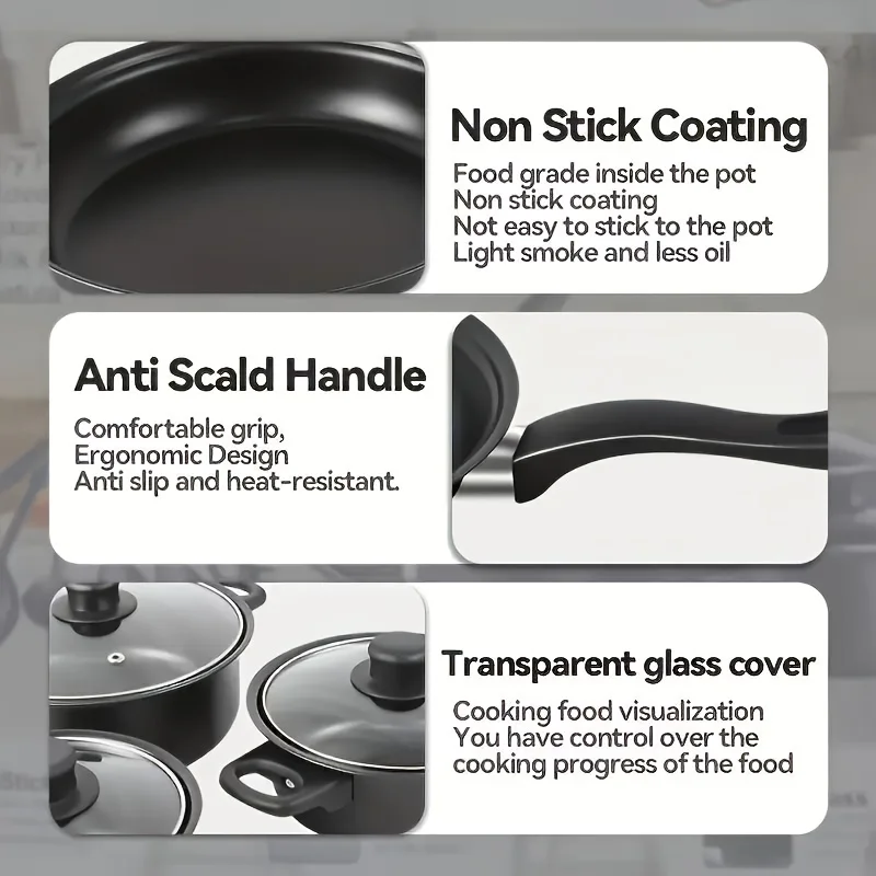 13-Piece Nonstick Cookware Set 6