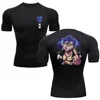 Compression Shirt Man Gym Anime Bleach T Shirt For Men New Trend Sport Men Fitness Tracksuit Boxing Jerseys Compression Shirt 3