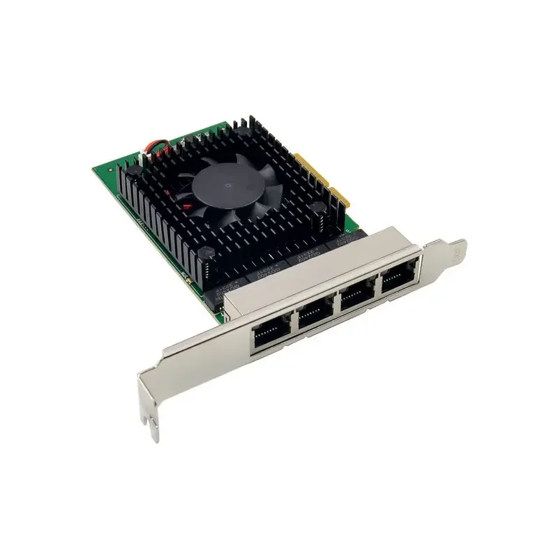 기가비트 이더넷 네트워크 카드, 2.5g 4 포트 서버, Pci-e 데스크탑 컴퓨터, Exi 소프트 라우터 클러스터 I225
