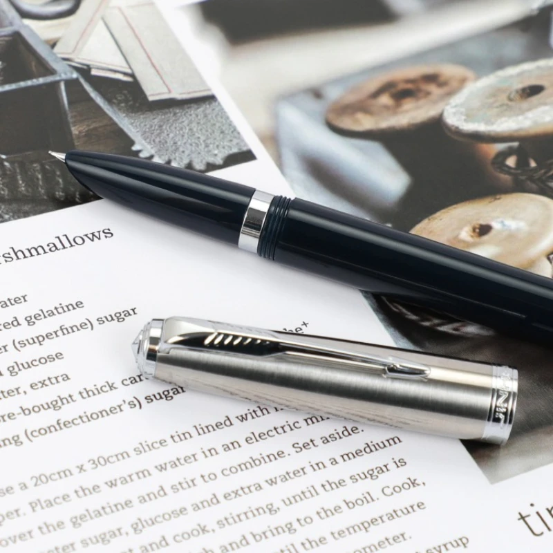 JINHAO 86 Fountain Pen Silver Cap with Clip Classic Ink Pen Student Office Business School Writing Supplies Stationery PK 9019 5