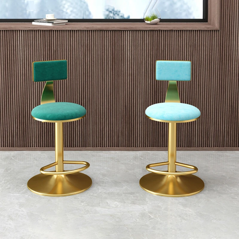 

Height Chair Backrest Bar Kitchen Counter Stools Furniture Office Ergonomic Sillas Para Comedor Garden Luxury Home Furniture
