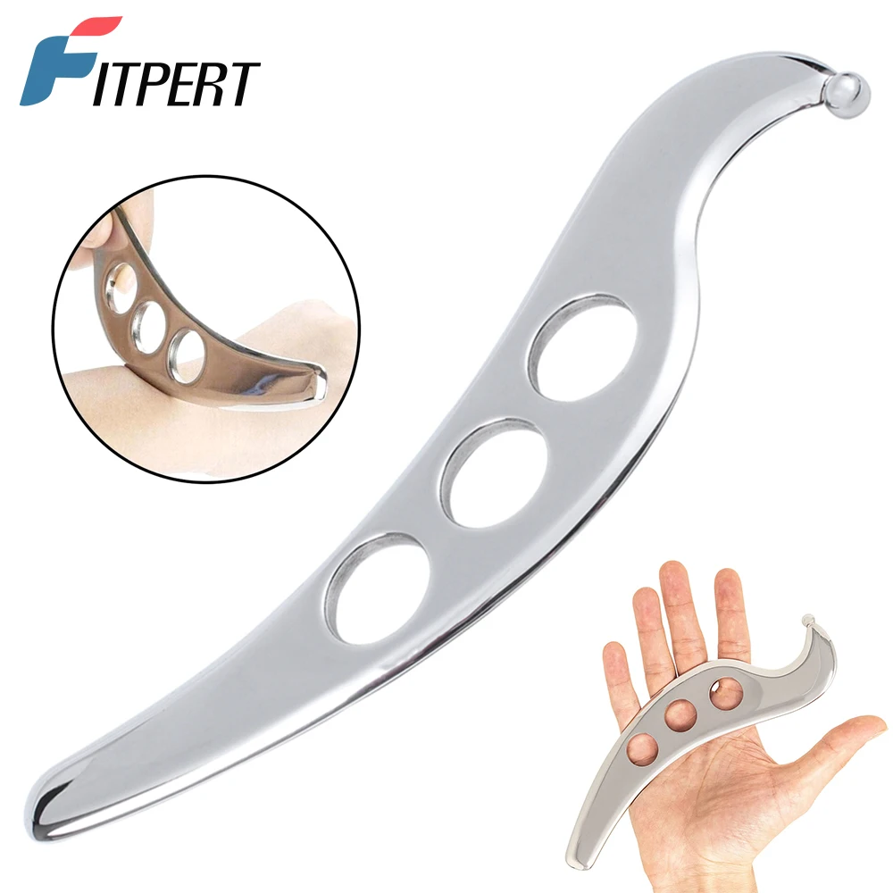 Stainless Steel Gua Sha Guasha Plate Massager Tool Scraper Physical Therapy Loose Muscle Meridian Massage Machine Spa Board Tool