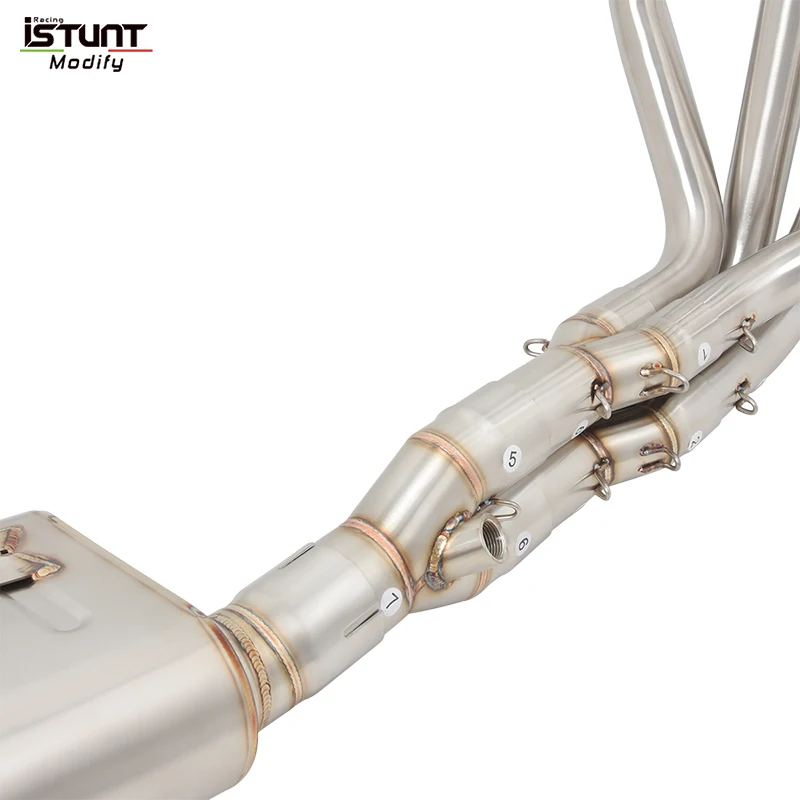 For Kawasaki Z1000 Z1000 SX Ninja1000 2010 - 2020 Motorcycle Exhaust Modify Front Link Pipe Espace Moto With Backpressure box - Image 5