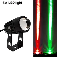Outdoor LED Spotlight 5W landscape Lighting 110V-220V Warm white Cold white Red Green Blue Pink Golden Color Wall light IP66 1