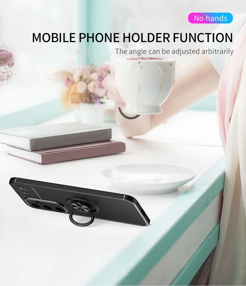 Rotating Ring Phone Case For Samsung With Metal Holder Cover_voghion.com
