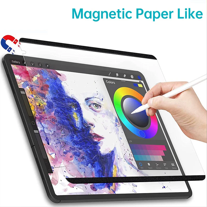 Nano sucker detachable paper like film - Screen Protector - Compatible with  ipad