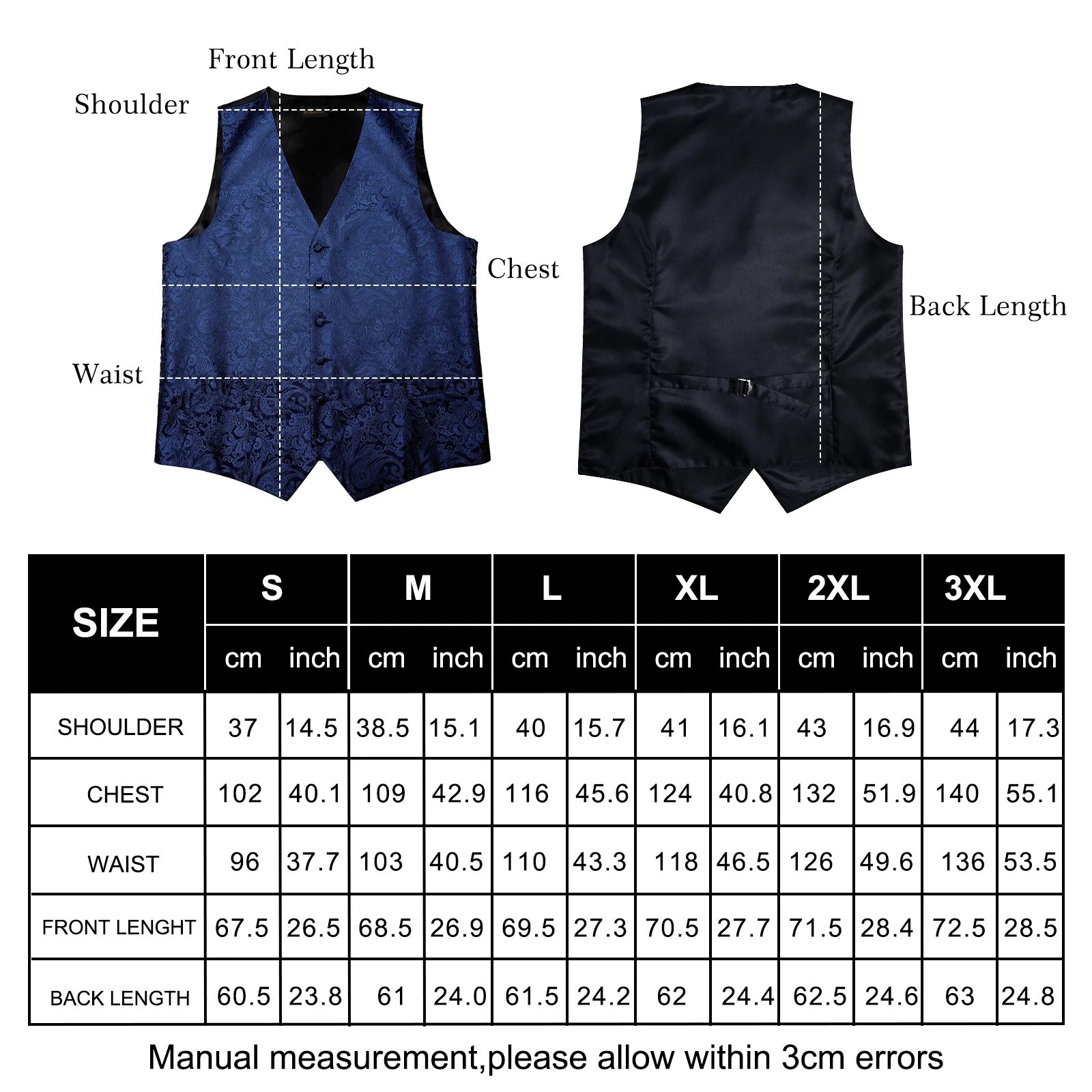 waistcoat size chart how to measure for a suit vest