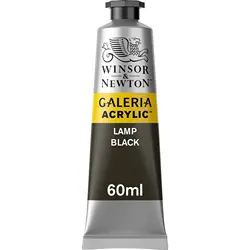 Vivid High - Pigment Acrylic Paint - 60ml Tube (LAMP BLACK)