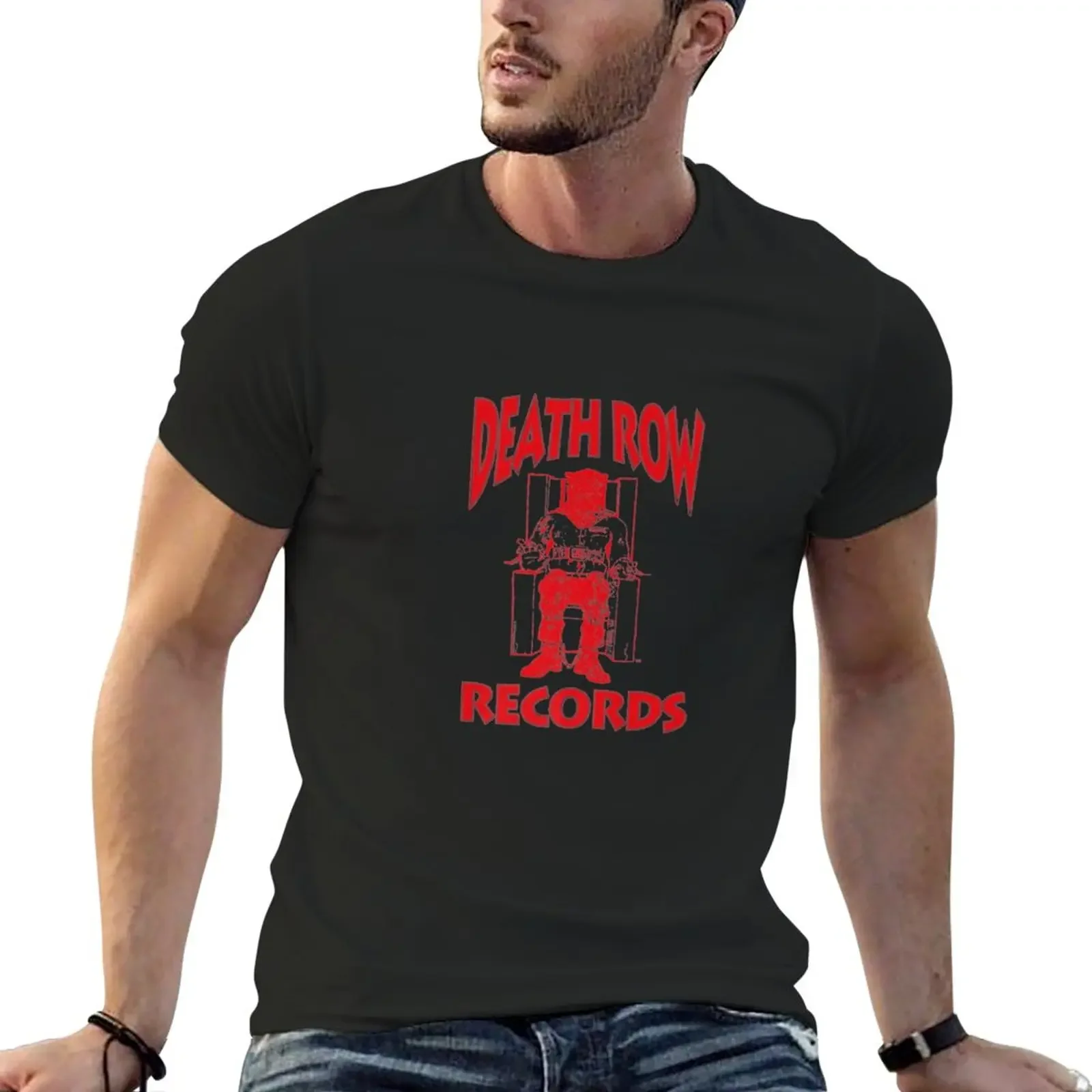 

Lover Death Row Records Red Logo T-Shirt new edition boys whites mens vintage t shirts