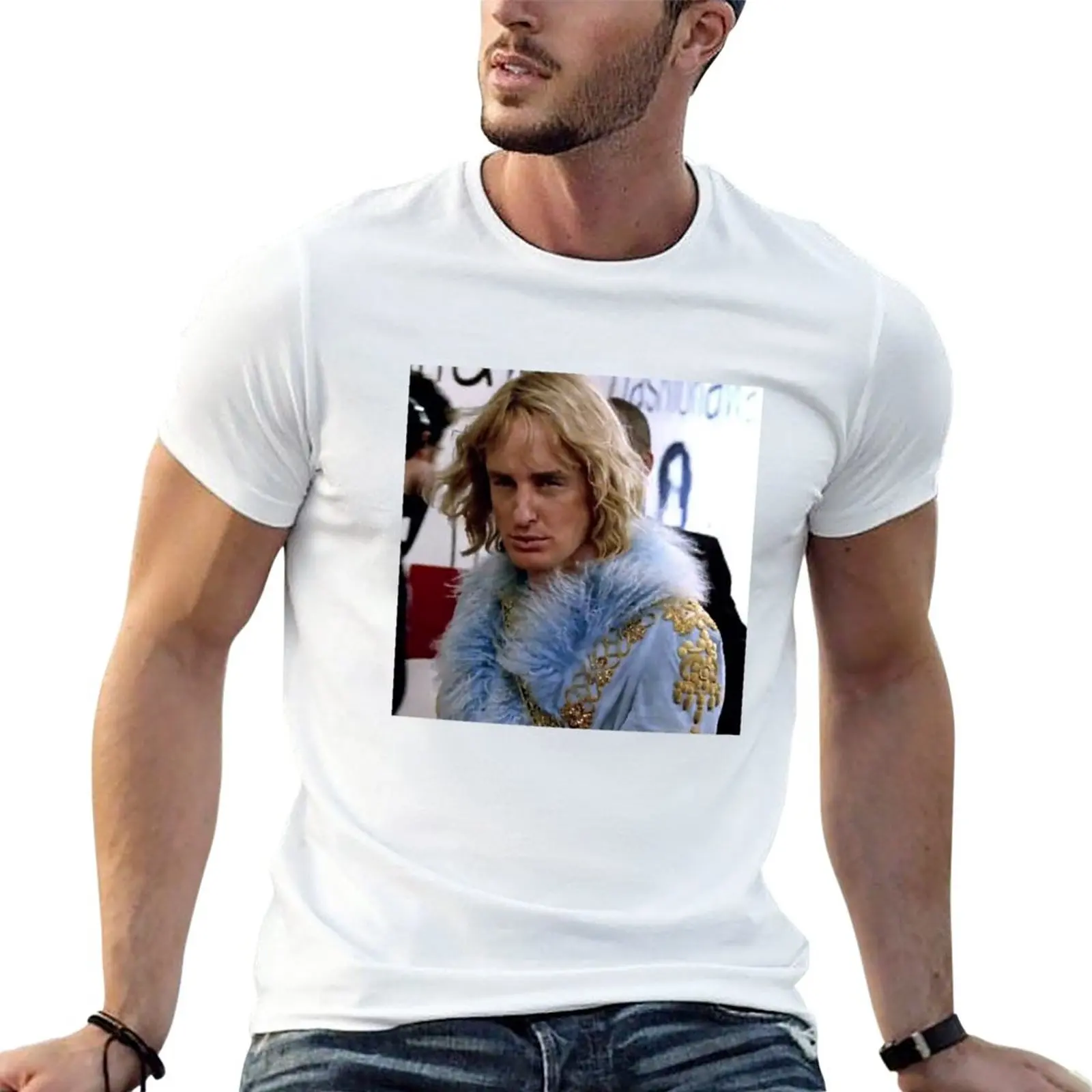 Новинка, футболки Zoolander look meme hansel, графические футболки, Короткие футболки, футболки для мужчин