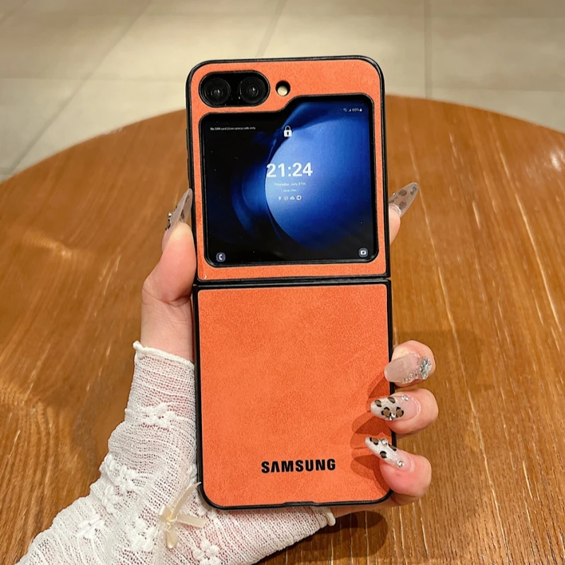 Luxury Business Suede Leather Soft Matte Shockproof Phone Case